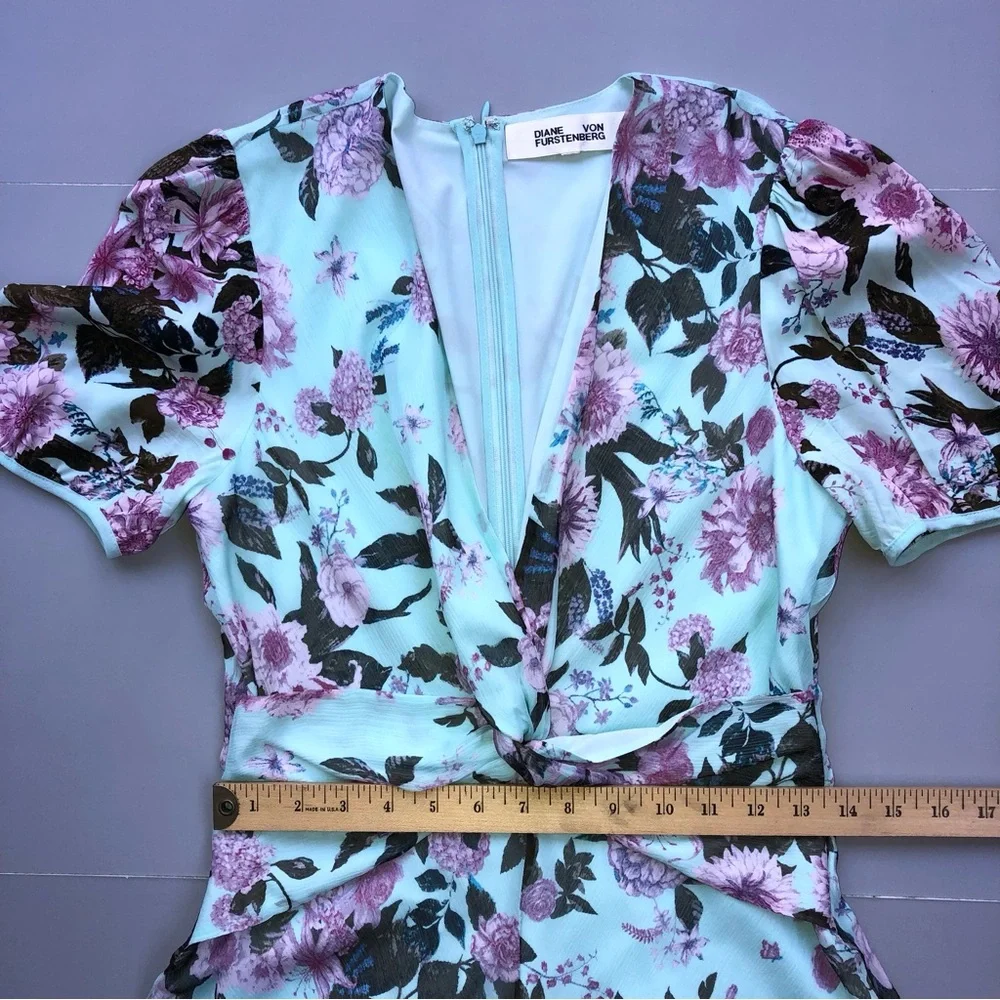Diane Von Furstenberg Jillian Dress Lilac Small Lagoon